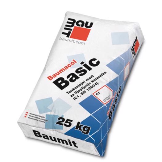 LJEPILO ZA KERAMIKU BAUMACOL BASIC 25 kg